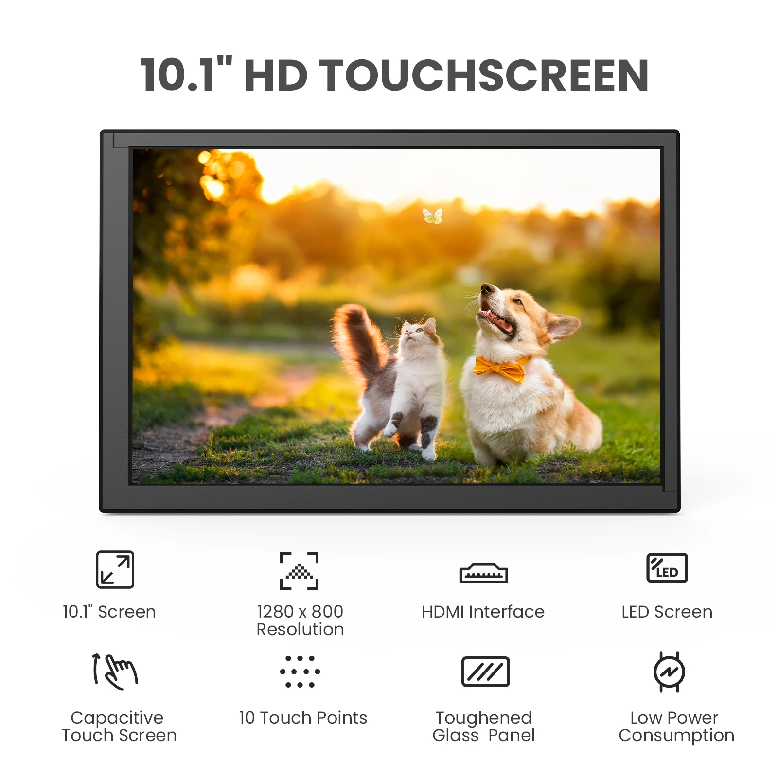 HDR 1280x800 IPS емкостный сен – обзор и цена Raspberry Pi 10.1 Inch Capacitive Touch Screen Ips
